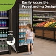 thumbnail image 14 of Hamilton Beach Commercial Refrigerator, 17.0 Cu. Ft., Glass Display, Frost-Free, Black, 14 of 17