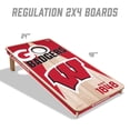 thumbnail image 5 of YouTheFan Wisconsin Badgers 2'x4' Cornhole Board Set, 5 of 6