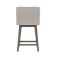 thumbnail image 14 of HH2 Home Upholstered Tapered Back Wood Adjustable Height Swivel Bar Stool, 14 of 19