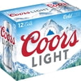 thumbnail image 1 of Coors Light Lager Beer, 12 fl. oz. can, 12 pk., 1 of 7