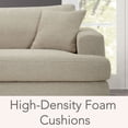 thumbnail image 4 of Cole & Rye Kye Polyester Sofa With Two Accent Pillows, Mink, 4 of 10