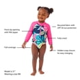 thumbnail image 3 of Member's Mark Baby Girls Rashguard One-Piece Swimsuit, 3 of 9