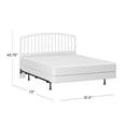 thumbnail image 3 of HH2 Home Carolina Wood Headboard with Metal Bed Frame, 3 of 15