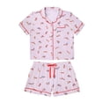 thumbnail image 9 of Member's Mark Women's Americana Notch Collar Short Sleeve and Short Pajama Set, 9 of 11