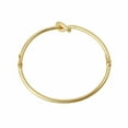 thumbnail image 2 of 14K Yellow Gold High Polish Single Knot Tube Bangle, 2 of 10