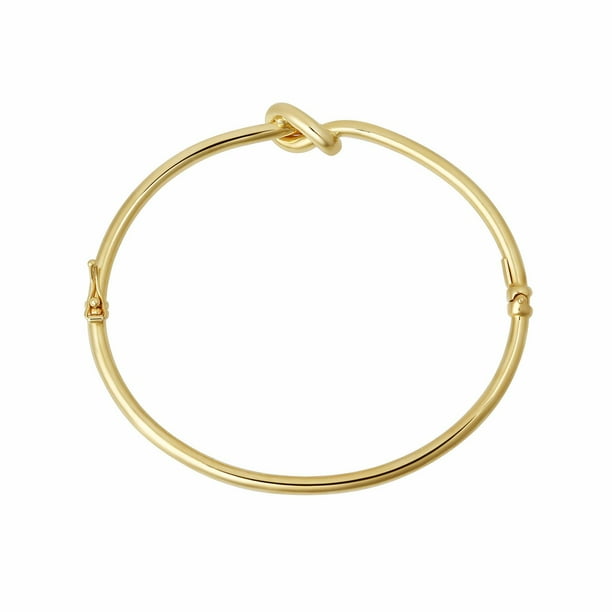 14K Yellow Gold High Polish Single Knot Tube Bangle - Samsclub.com