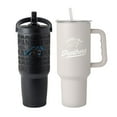 thumbnail image 1 of Logo Brands Carolina Panthers Stainless Steel Tumbler Set, 1 of 7
