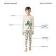 thumbnail image 5 of Member's Mark Toddler & Boys 4-Piece Organic Cotton Pajama Set, 5 of 9