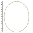 thumbnail image 5 of Lab Grown Diamond Tennis Necklace in 14K Gold, 5 of 6