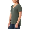 thumbnail image 3 of Member's Mark Women's Short Sleeve V-Neck Tee, 3 of 4