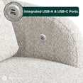 thumbnail image 6 of Studio Living Manchester Large Accent Chair in Olive Boucle Fabric, 6 of 10