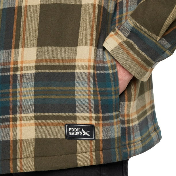 ジャケット・アウター 90s Eddie Bauer Plaid Hoodie Eddie Bauer Men's Hooded Shacket - Samsclub.com