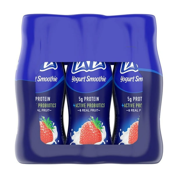 LALA Wild Strawberry Yogurt Smoothie, 7 fl. oz. bottle, 12 ct