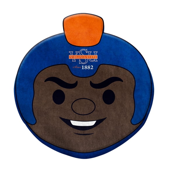 Logo Brands Virginia State Trojans Puff Pillow