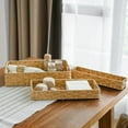thumbnail image 4 of We Think Storage Resin Rattan Storage Bin with Handle, Set of 3, 4 of 16