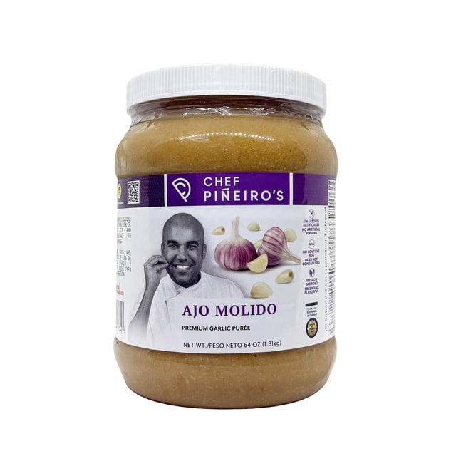 Chef Pineiro Premium Garlic Puree, 64 oz.