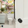 thumbnail image 2 of Explore Hardware Matte Black Bora Bora Collection Door Handle, 2 Pack, 2 of 4