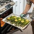 thumbnail image 3 of Nordic Ware Naturals 3-Piece Aluminum Cookie Sheet Set, Half Sheet, Quarter Sheet, Eighth Sheet, 3 of 16