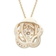 thumbnail image 2 of 0.25 CT. T.W. Diamond Love Knot Pendant in 14K Yellow Gold, 2 of 6
