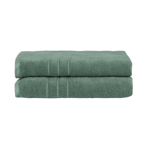Brooklinen Set of 2 Plush Bath Towels – 100% Turkish Cotton