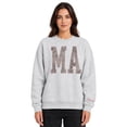 thumbnail image 1 of State of Mine Women's Camo Letters State Sweatshirt, 1 of 6