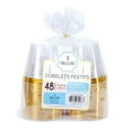 thumbnail image 5 of Tableluxe Premium Gold Rimmed Clear Plastic Tumbler, 9 fl. oz, 48 ct., 5 of 7