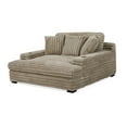 thumbnail image 2 of Oversized Cozy Chaise Lounger with Dual Cup Holders & USB/USB-C Charging Ports (65.5" x 64" x 37"), 2 of 5