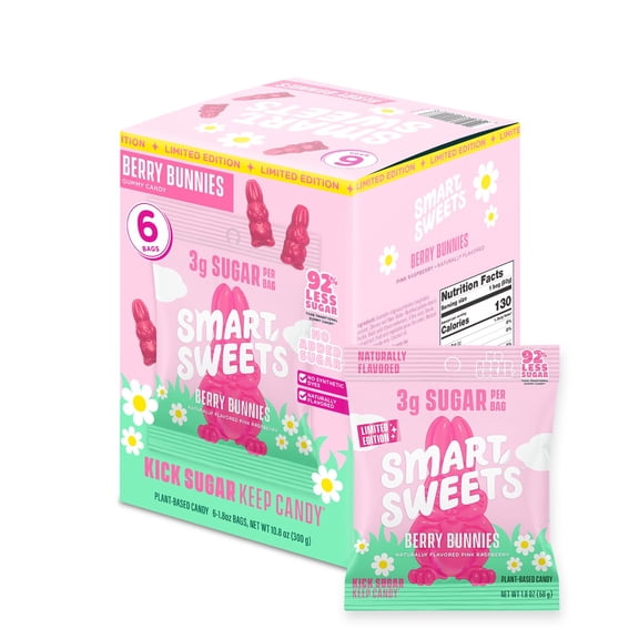 SmartSweets Berry Bunnies, 6 ct.