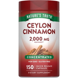 Nature's Truth Concentrated Ceylon Cinnamon 2,000 mg Capsules 150 ct.
