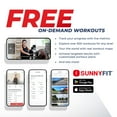 thumbnail image 2 of Sunny Health & Fitness SMART Compact Rower with Bluetooth, 2 of 9