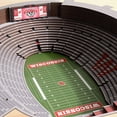thumbnail image 3 of YouTheFan Wisconsin Badgers 25-Layer Football Stadium View 3D Wall Art, 3 of 5