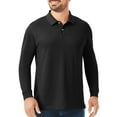 thumbnail image 1 of Member's Mark Men's Long Sleeve Stretch Pique Polo, 1 of 5