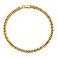 thumbnail image 1 of Diamond Cut Franco Chain Bracelet in 14K Gold, 1 of 4