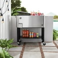 thumbnail image 2 of Member's Mark 80-Qt. Stainless Steel Cooler with Cover, 2 of 4