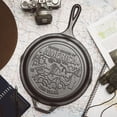 thumbnail image 3 of Lodge 12-Inch Seasoned Cast Iron Skillet, USA Icons, 3 of 4