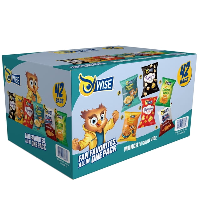 Wise Variety Pack Snacks, 42 ct.