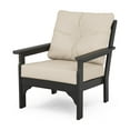 thumbnail image 4 of POLYWOOD Gulf Shores Deep Seating Fire Chat Set with Sunbrella Fabric, 5pc, 4 of 8