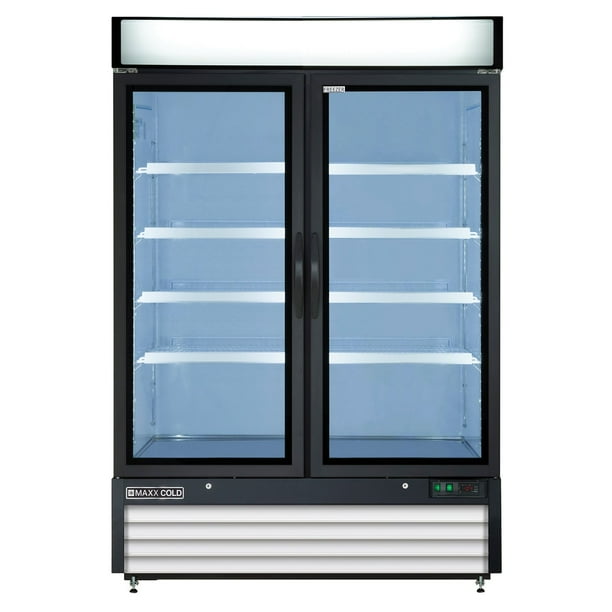 Maxx Cold X-Series Double Door Upright Merchandiser Freezer (48 cu