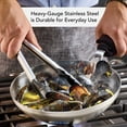 thumbnail image 6 of KitchenAid 3-Ply Base Stainless Steel Cookware Induction 2-Piece Fry Pans Set, Brushed Stainless Steel, 6 of 9