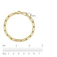 thumbnail image 2 of Paperclip Chain Bracelet in 14K Gold, 2 of 5