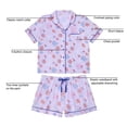 thumbnail image 10 of Member's Mark Women's Americana Notch Collar Short Sleeve and Short Pajama Set, 10 of 11