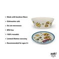 thumbnail image 5 of Zak Designs 8-Piece Bamboo Melamine Kids Dinnerware Set, 5 of 9