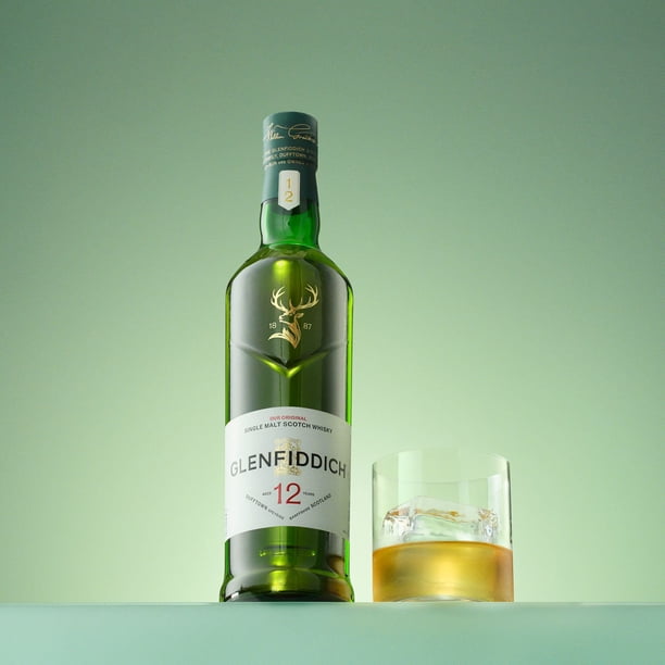 Glenfiddich 12 Year Old Single Malt Scotch Whisky, 750 ml