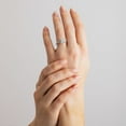 thumbnail image 4 of 1.50 CT. T.W. Cushion Cut Halo Diamond Ring in 18K White Gold, 4 of 4