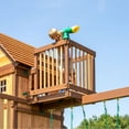 thumbnail image 7 of Backyard Discovery Skyfort II  Cedar Swing Set/PlaySet, 7 of 10