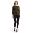 thumbnail image 5 of Rafaella Women's 3/4 Sleeve Boatneck Top, 5 of 11