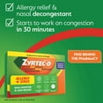 thumbnail image 8 of Zyrtec-D 12Hr Allergy Relief & Nasal Decongestant Tablets, 24 ct., 8 of 9