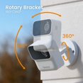 thumbnail image 6 of Reolink Argus MagiCam 1080p HD Battery Wi-Fi Mini Security Camera Magnetic Indoor/Outdoor, 3pk., 6 of 11