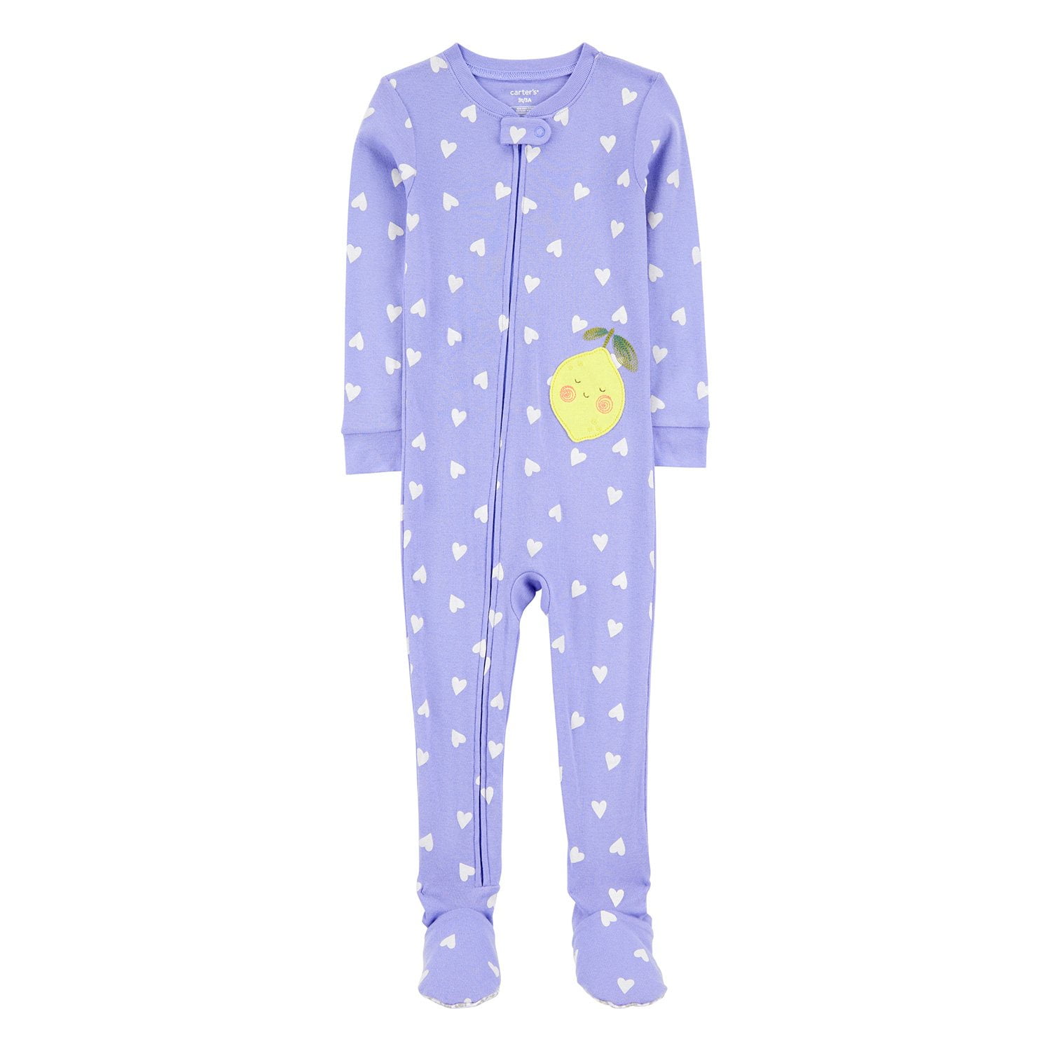 Polka Dot Carters Size Footed Pajamas Girls 4-14 Carter's Fleece