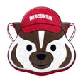 thumbnail image 1 of Logo Brands Wisconsin Badgers Puff Pillow, 1 of 5